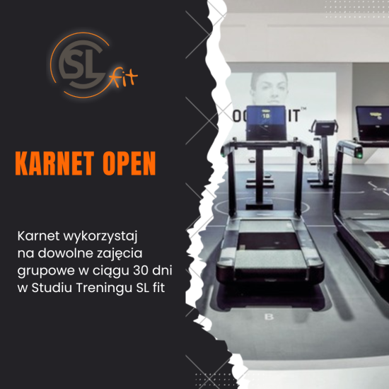 KARNET  OPEN 1 miesiąc